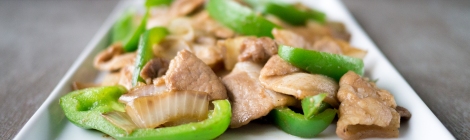 Featured Stir-Fried Pork and Onion 01